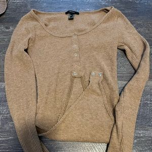 Brown bodysuit | medium